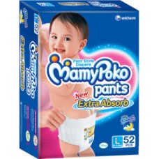 Mamy Poko Pants Extra Absorb L (9 - 14 kg), 52 Pcs